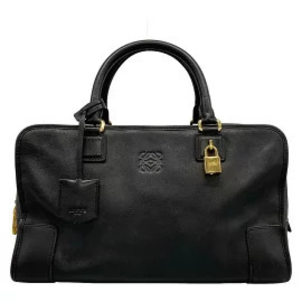 Loewe Amazona Handbag Black Leather